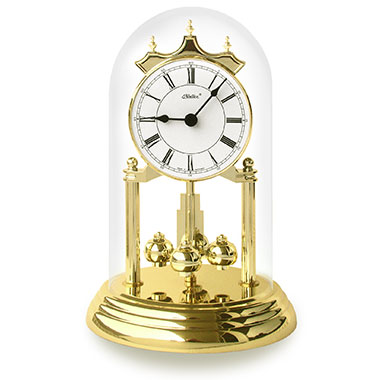 27 x 21 cm Haller 9172 Mesa Reloj Metal Oro 
